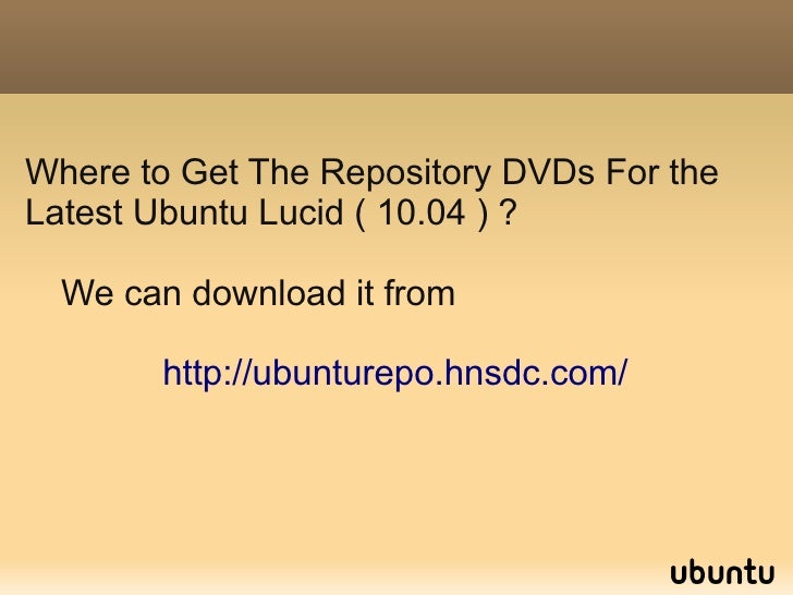 dvd repository ubuntu dvd repository ubuntu